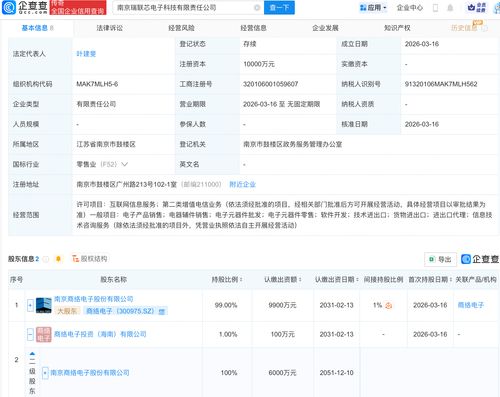 商絡(luò)電子戰(zhàn)略布局再落一子 南京瑞聯(lián)芯電子科技公司成立，進(jìn)軍電信增值業(yè)務(wù)新藍(lán)海